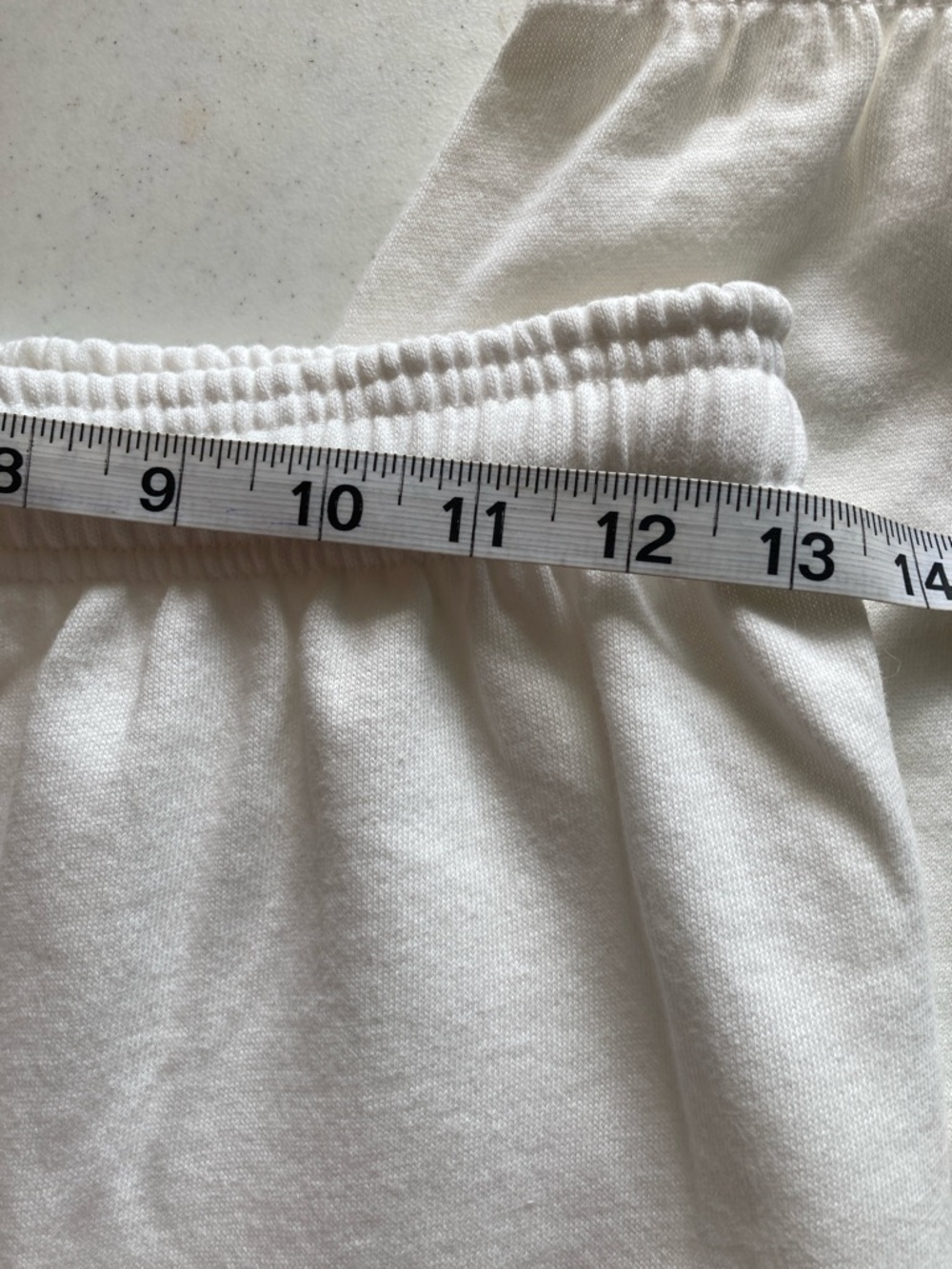 ivory ella Cream Logo Tag Sweatpants - Picture 6 of 8